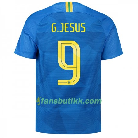 Fotball-VM 2018 Brasil drakt G.Gesus 9 Bortetrøye